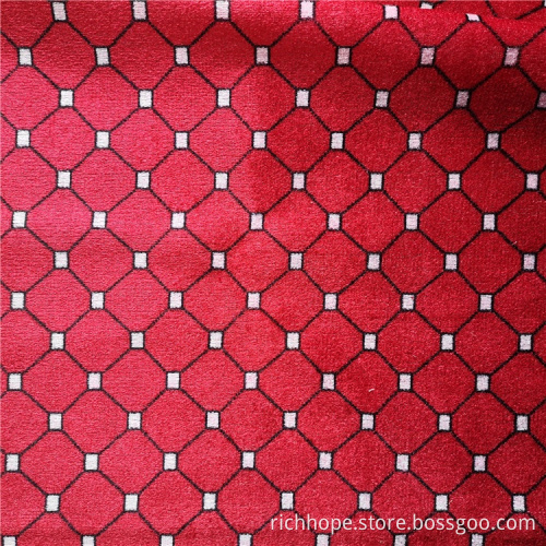Velvet Polyester Fabric Upholstery Printed Fabric For Sale